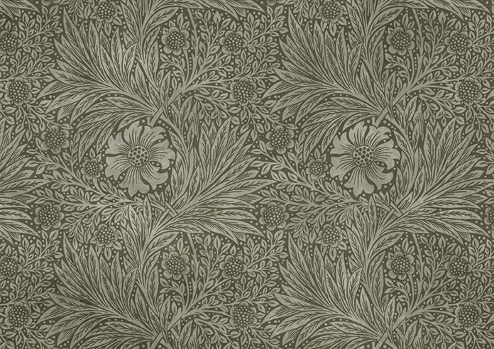 William Morris Marigold Velvet, Sage - Roman Blind - Image 7
